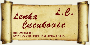 Lenka Čučuković vizit kartica
